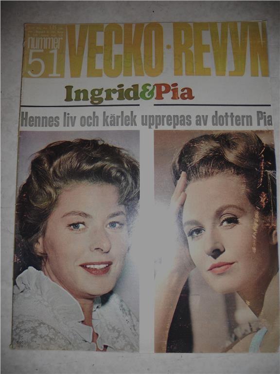 VECKO-REVYN magazine side cover Issue 51  1965