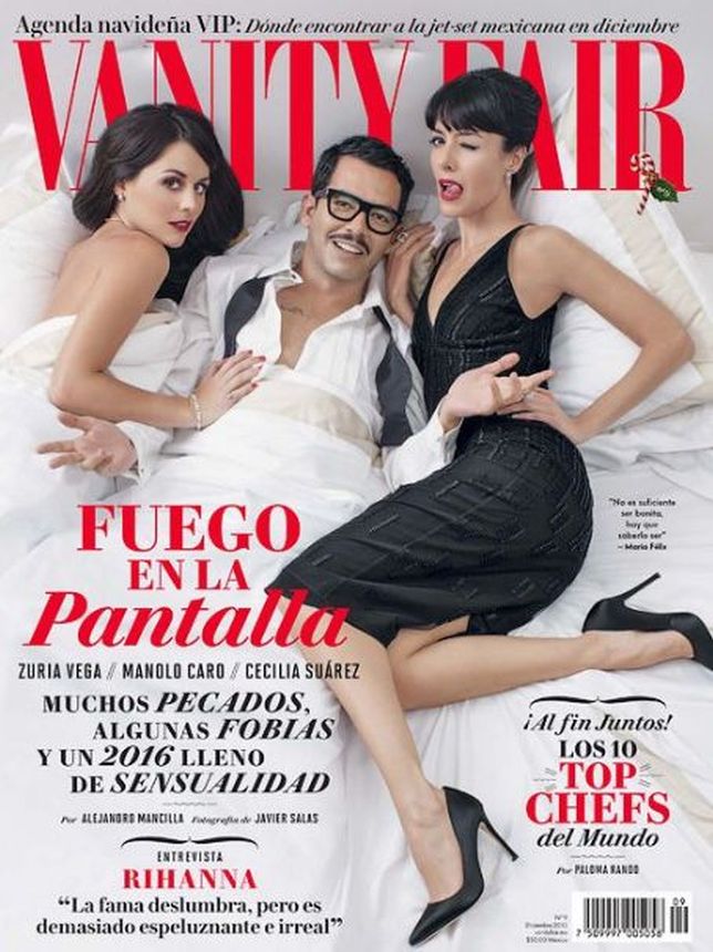 VANITY FAIR MEXICO magazine cover  December 2015