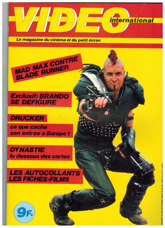 VIDEO INTERNATIONAL magazine side cover Issue 10 October 1983