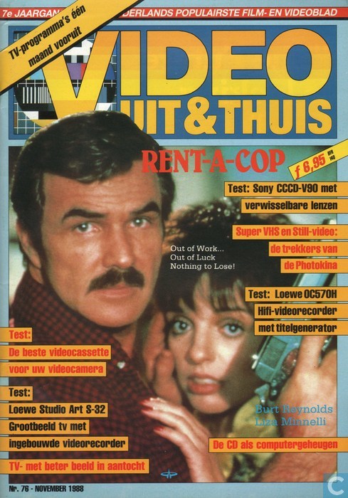 VIDEO UIT EN THUIS magazine side cover Issue 76 November 1988
