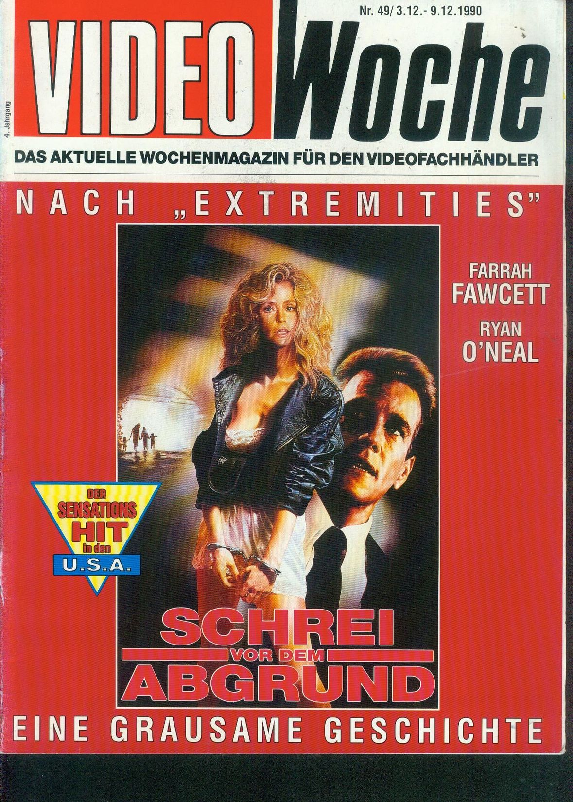 VIDEOWOCHE magazine side cover Issue 49   1990