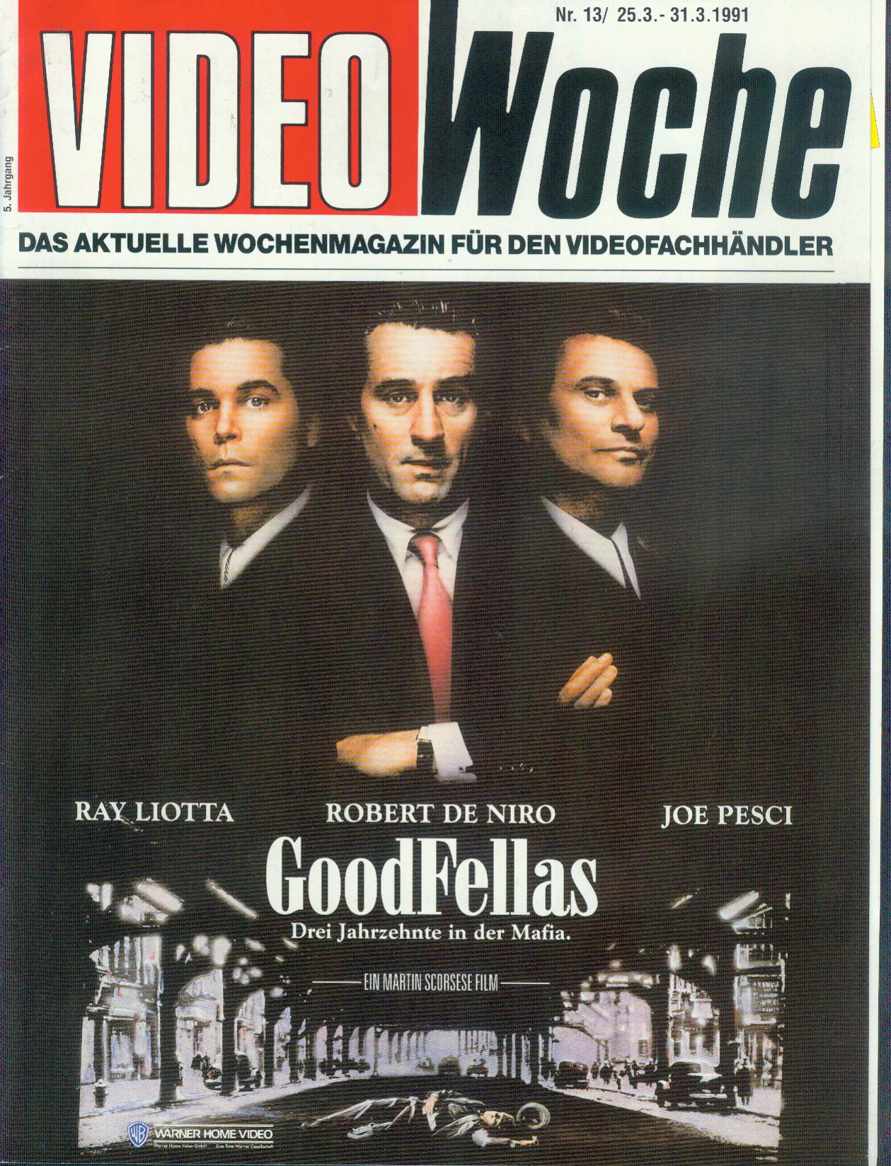 VIDEOWOCHE magazine side cover Issue 13   1991