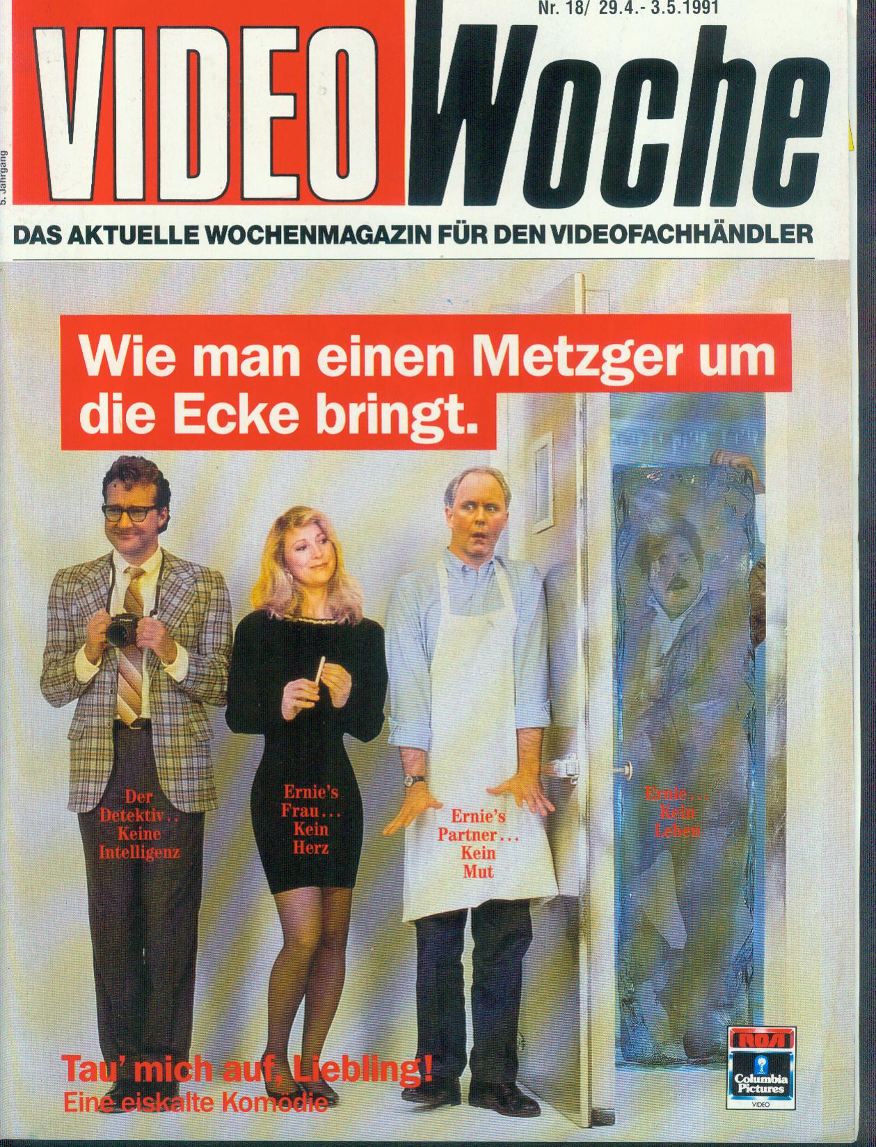 VIDEOWOCHE magazine side cover Issue 18   1991