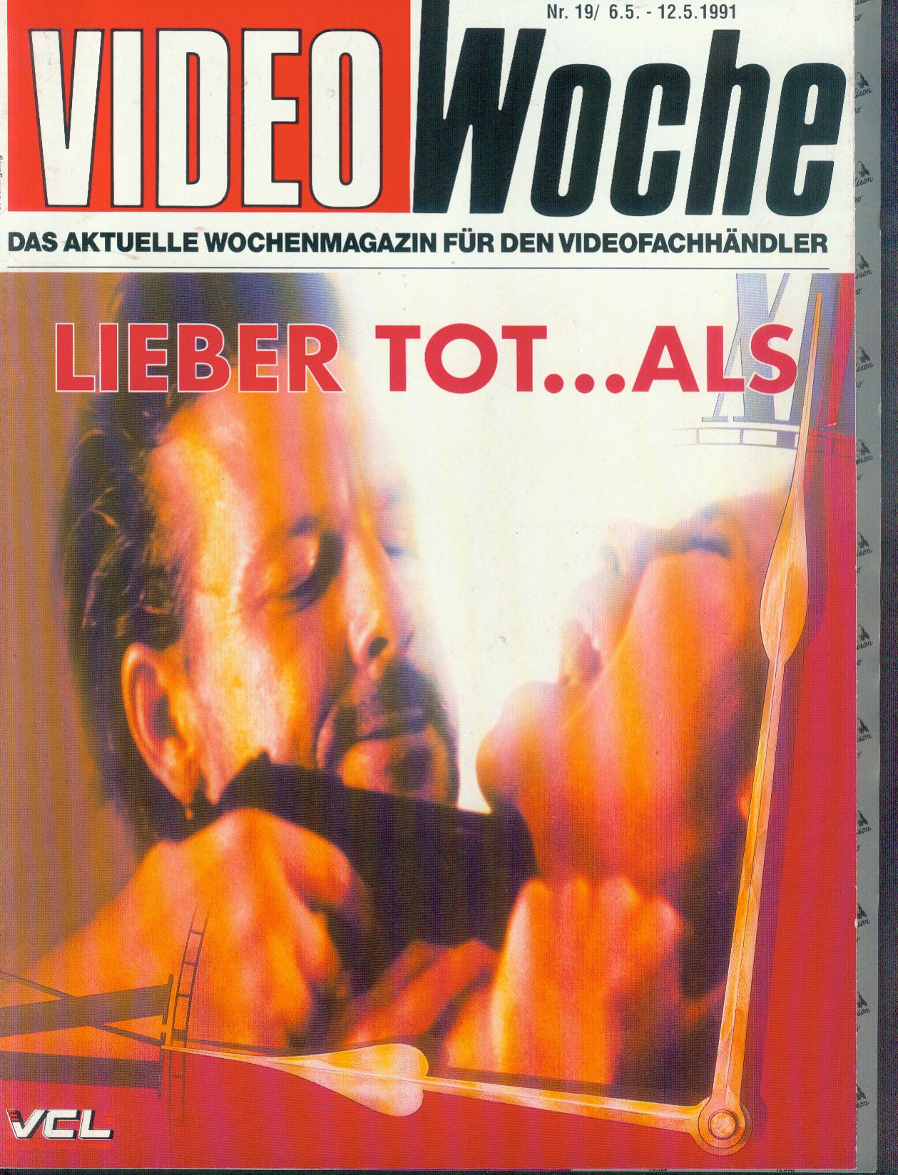 VIDEOWOCHE magazine side cover Issue 19   1991