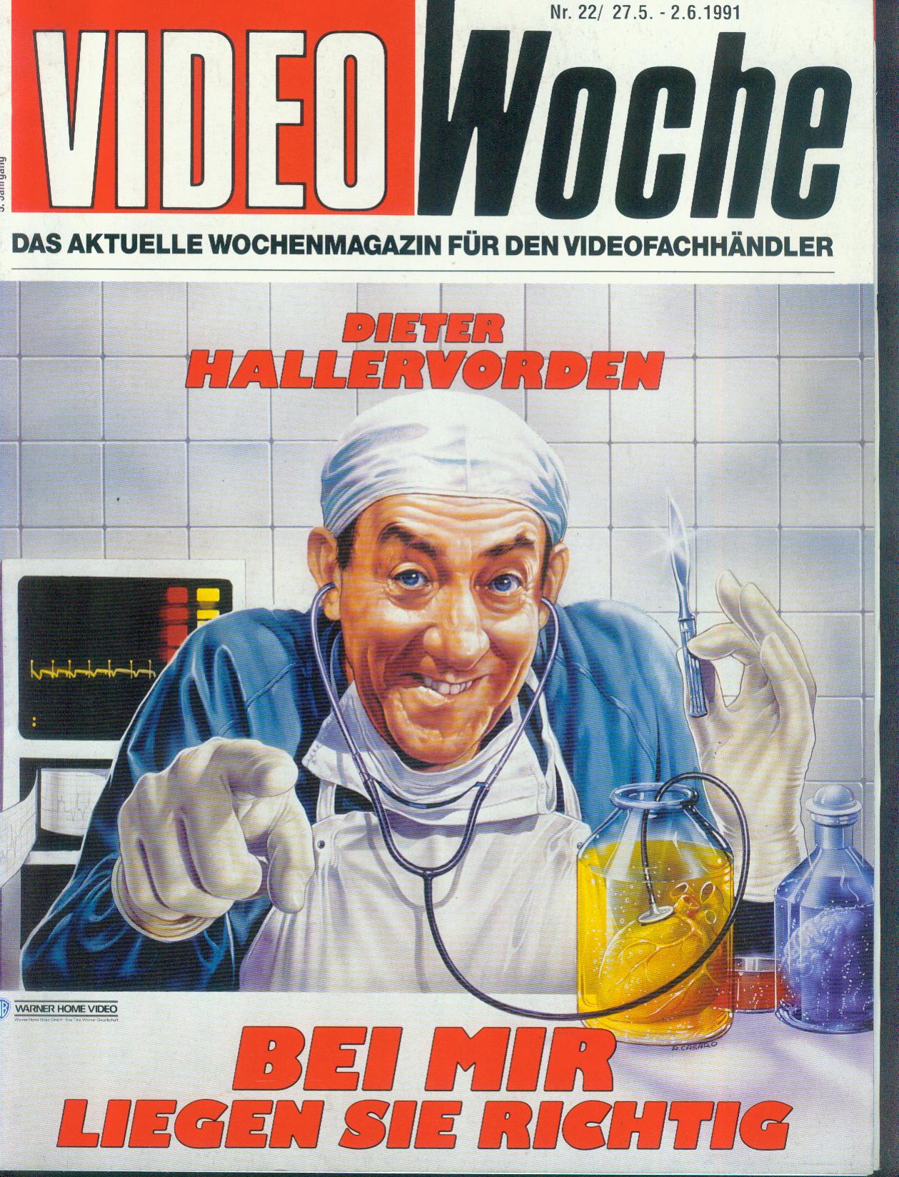 VIDEOWOCHE magazine side cover Issue 22   1991