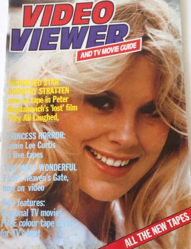 VIDEO VIEWER magazine side cover July 1983