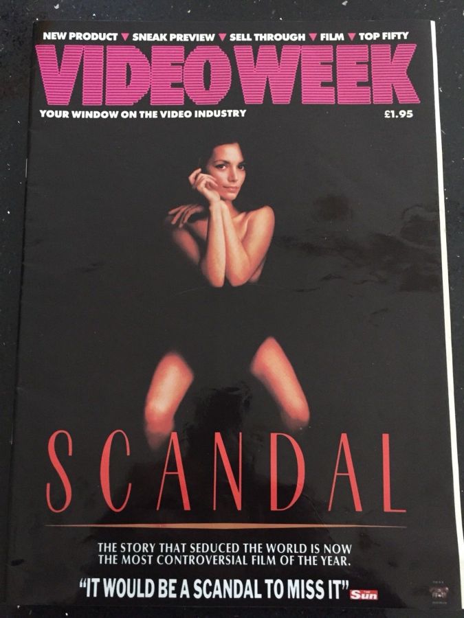 VIDEO WEEK magazine side cover 3 July 1989