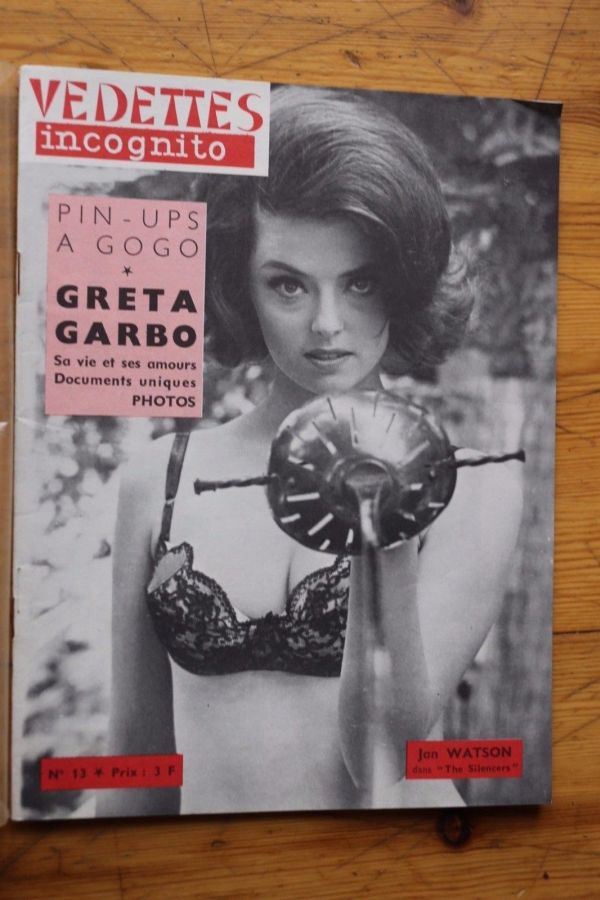 VEDETTES INCOGNITO magazine side cover Issue 13   1966
