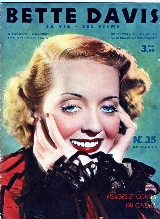 Bette Davis magazine cover