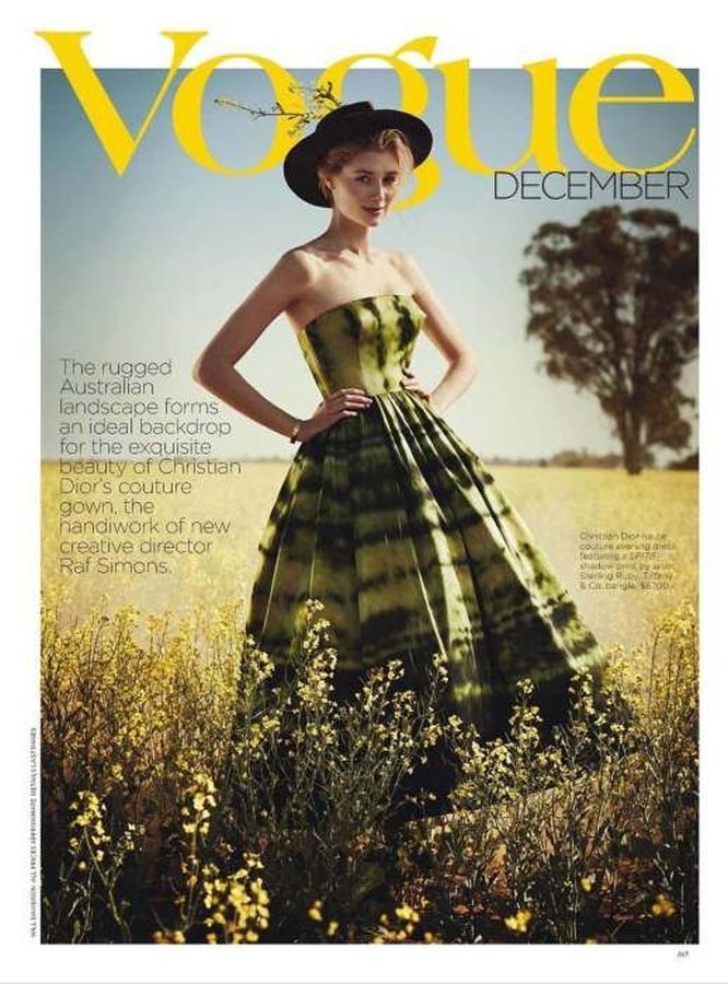 VOGUE ARGENTINA magazine cover  December 2012