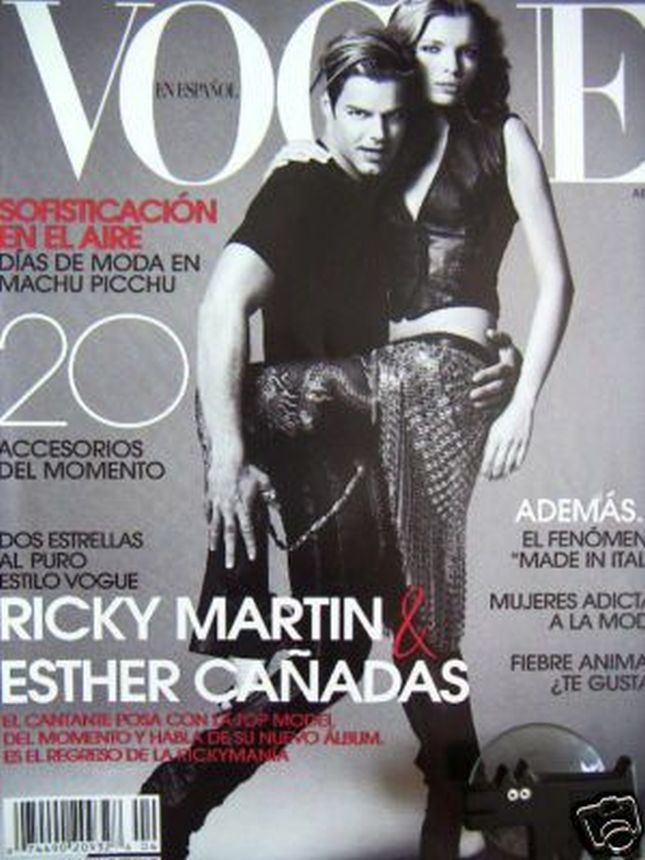 VOGUE CHILE magazine cover  April 2003