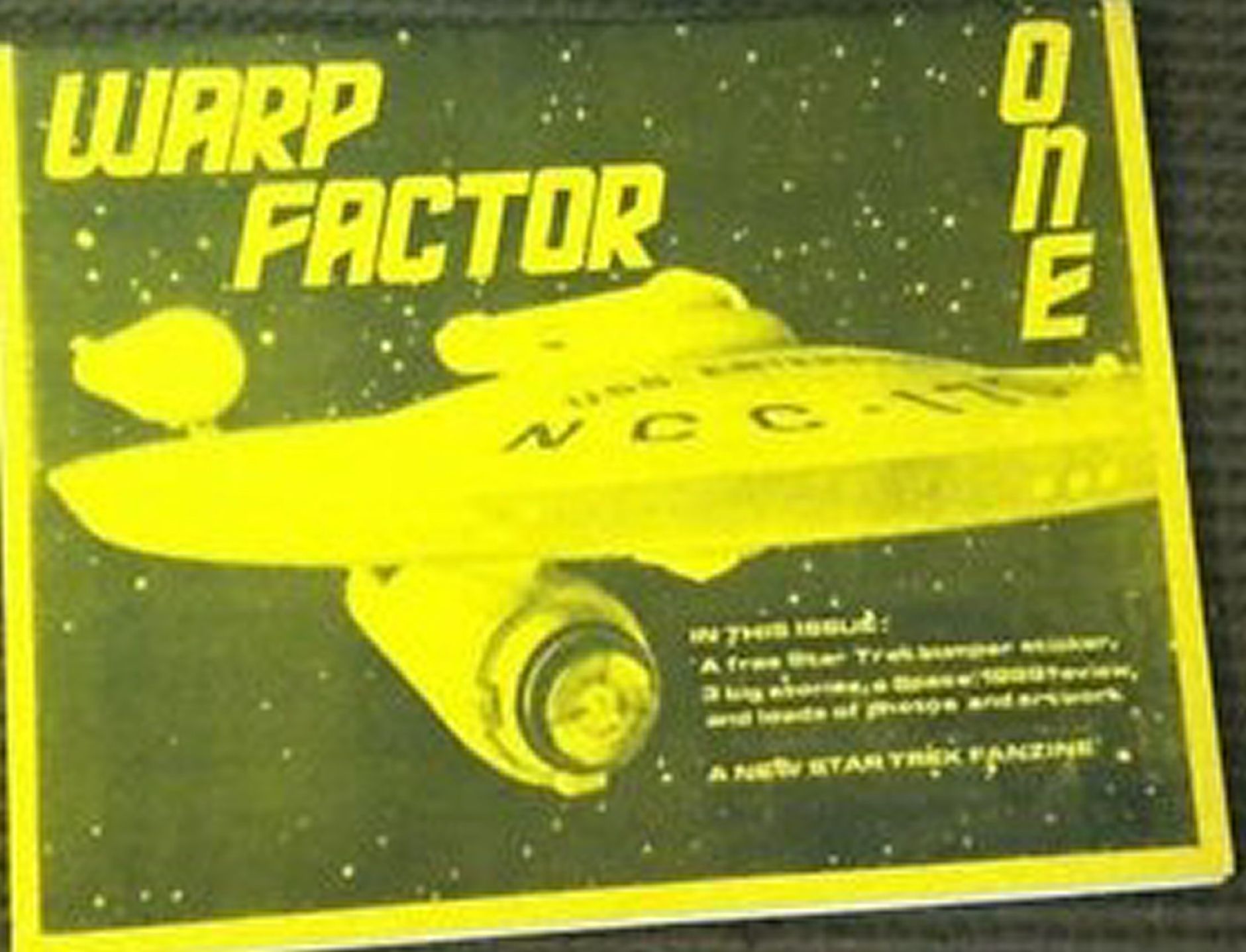 WARP FACTOR TWO