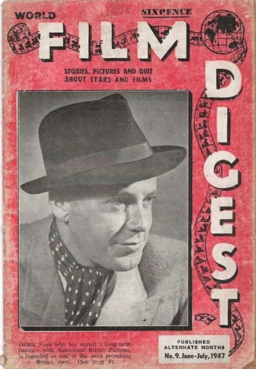 WORLD FILM DIGEST magazine side cover Issue 9 June/July 1947