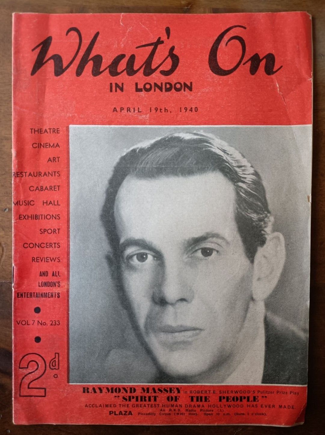 Raymond Massey