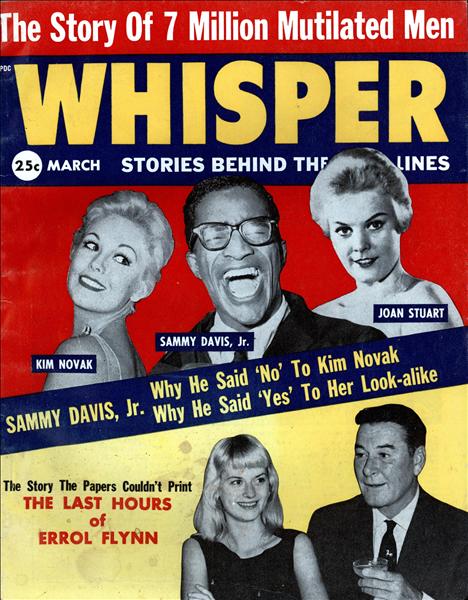 WHISPER magazine side cover March 1960