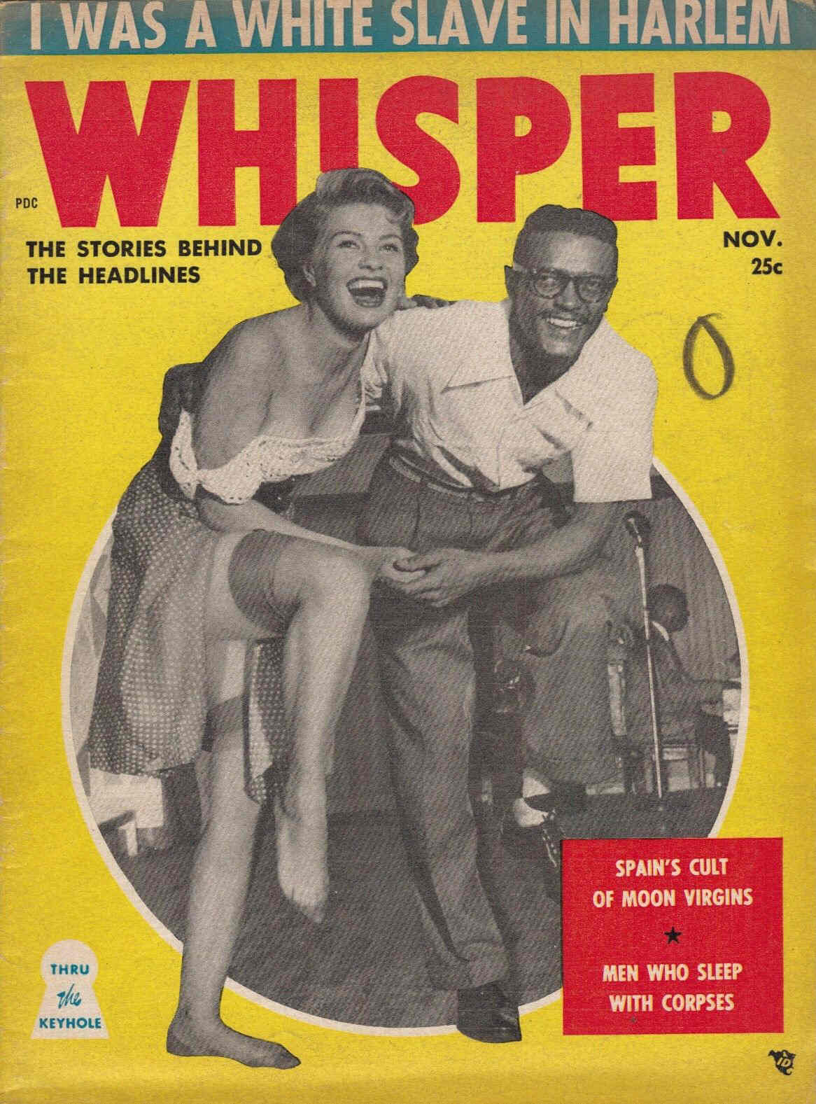WHISPER magazine side cover November 1954