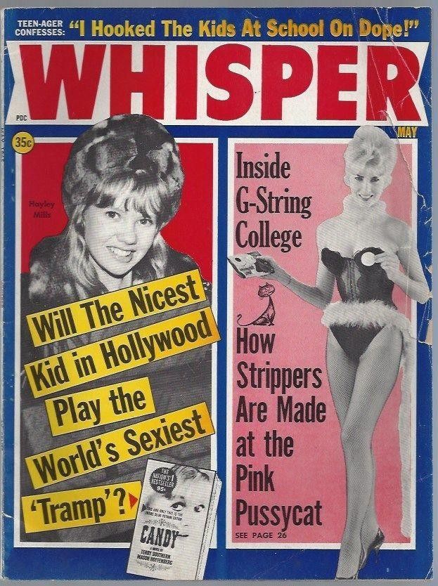 WHISPER magazine side cover  May 1965