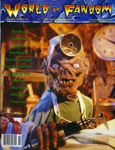 WORLD OF FANDOM magazine side cover  Vol 2 # 14 Fall 1991
