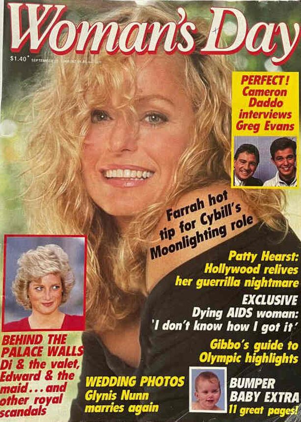 WOMANS DAY magazine side cover 20 September 1988