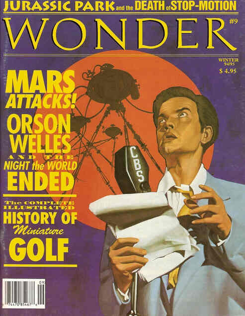 WONDER magazine side cover Issue 9 Winter 1994