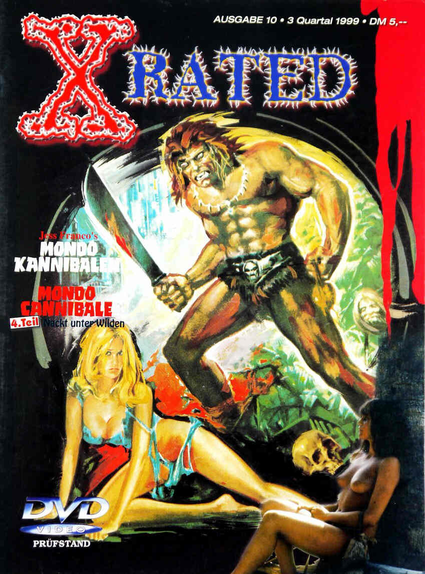 X RATED magazine cover Issue 10 July 1999