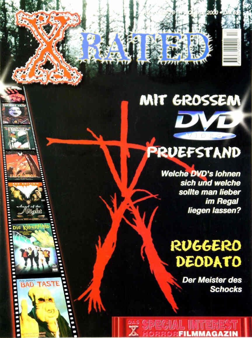 X RATED magazine cover Issue 13 June 2000