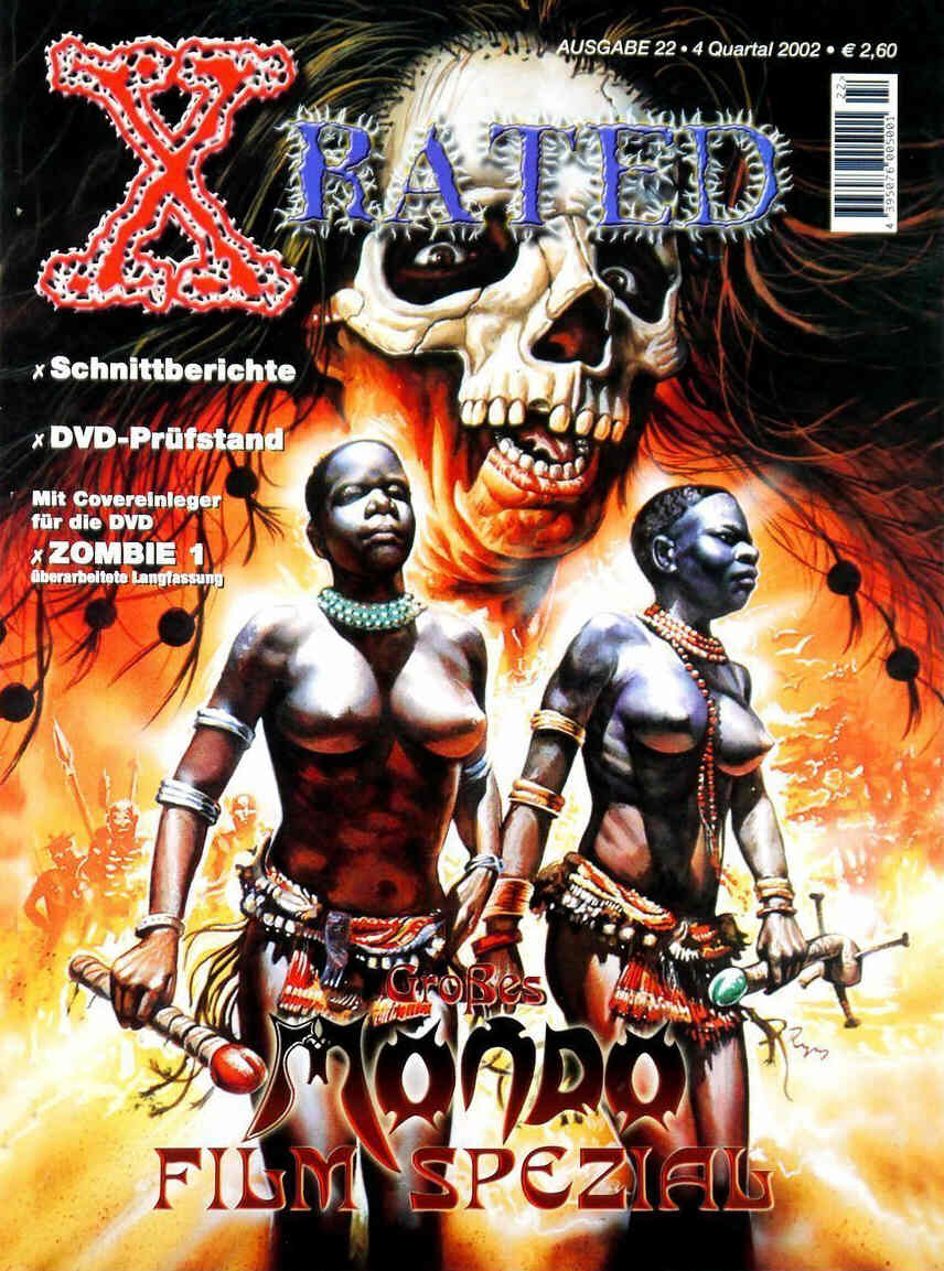 X RATED magazine cover Issue 22 August 2002