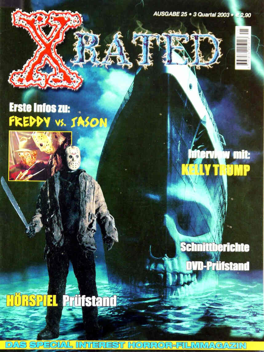 X RATED magazine cover Issue 25 June 2003