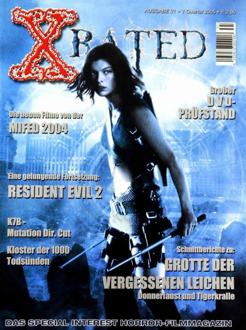 X RATED magazine cover Issue 31 December 2004