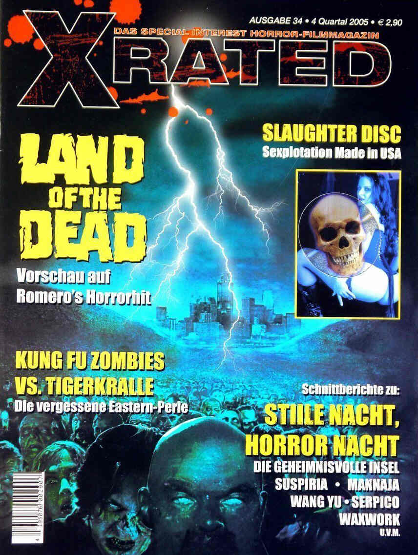 X RATED magazine cover Issue 34 September 2005