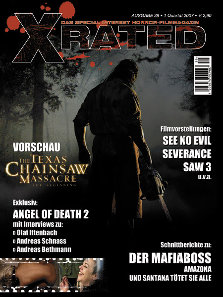 X RATED magazine cover Issue 39 Winter 2007