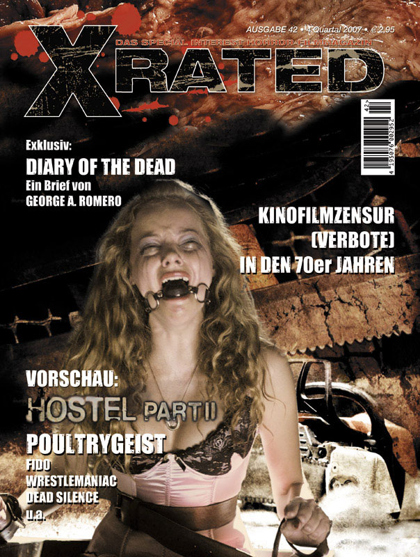 X RATED magazine cover Issue 42  2007