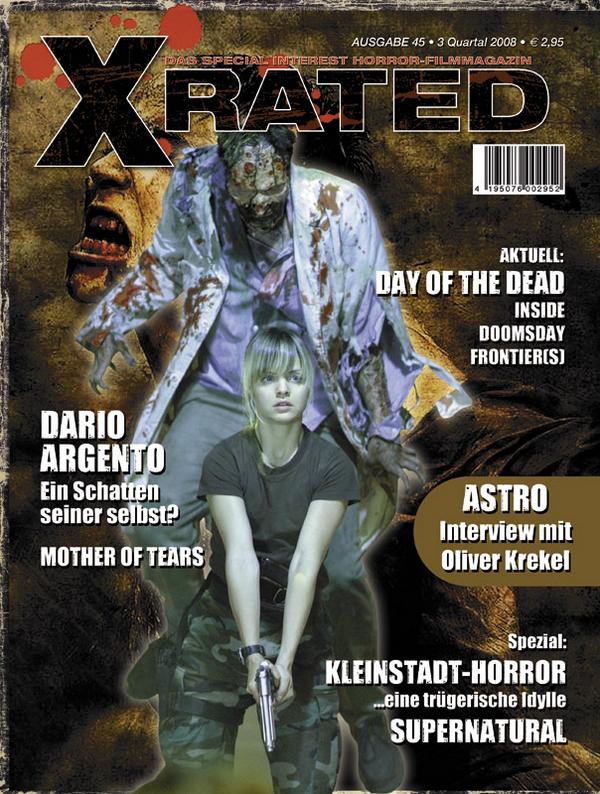 X RATED magazine cover Issue 45  2008