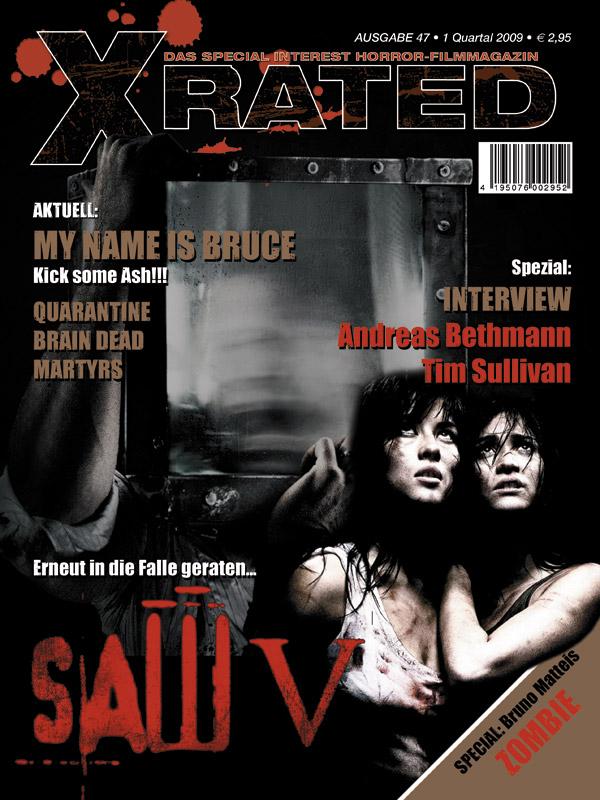 X RATED magazine cover Issue 47  2009