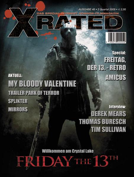 X RATED magazine cover Issue 48  2009