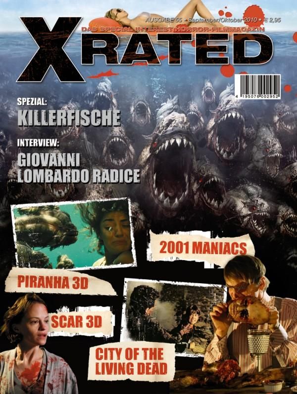 X RATED magazine cover Issue 55 September/October 2010