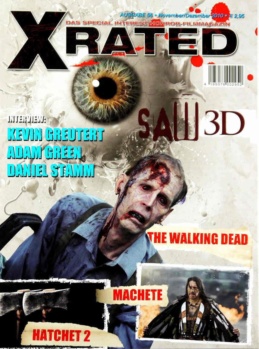 X RATED magazine cover Issue 56 November/December 2010
