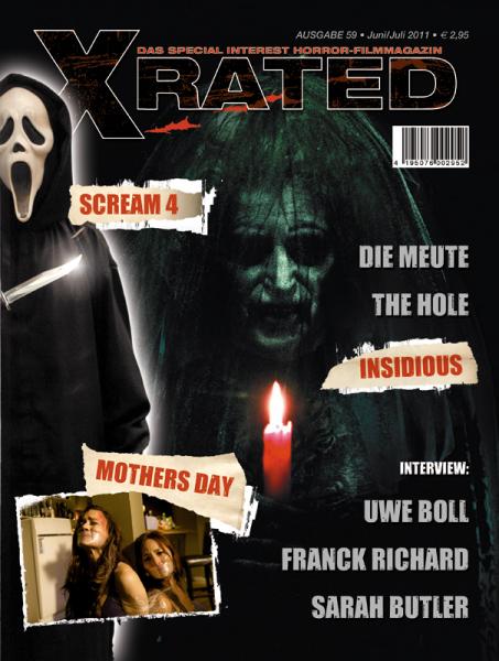 X RATED magazine cover Issue 59 June/July 2011