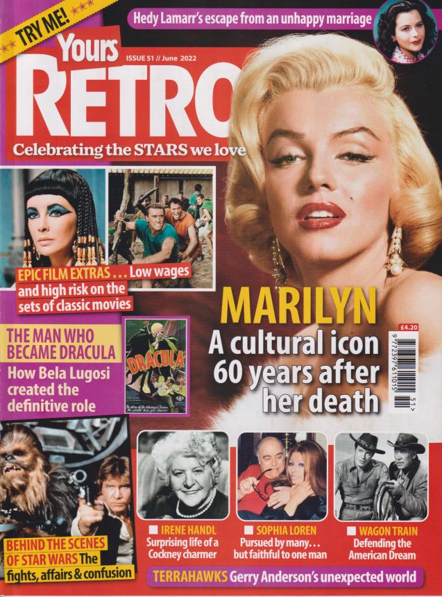 YOURS RETRO magazine side cover Issue 51  June 2022