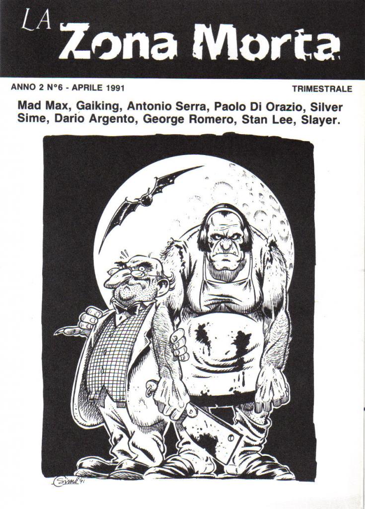 ZONA MORTA | LA magazine side cover Issue 6 April 1991