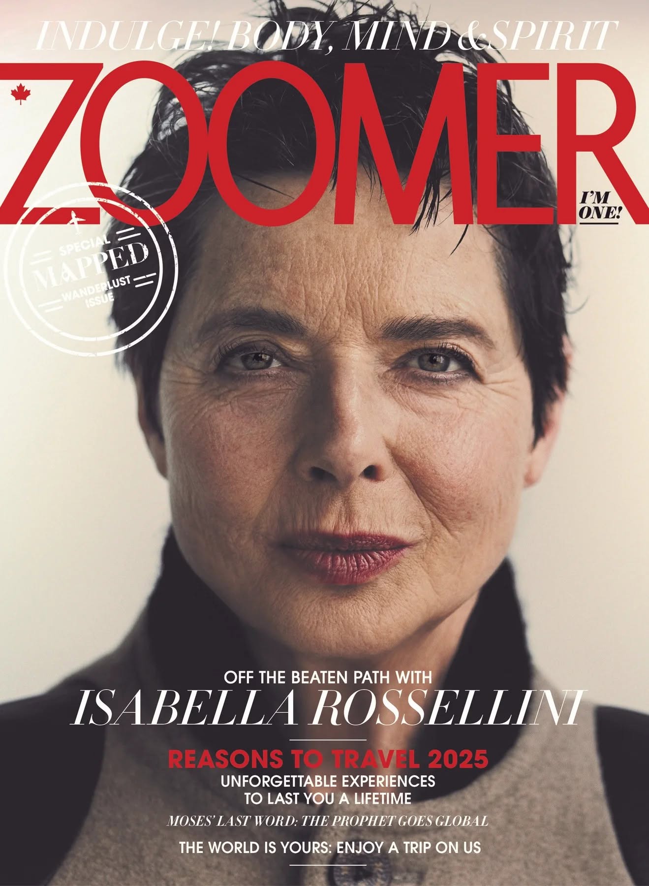 ZOOMER magazine side cover  February/March 2025